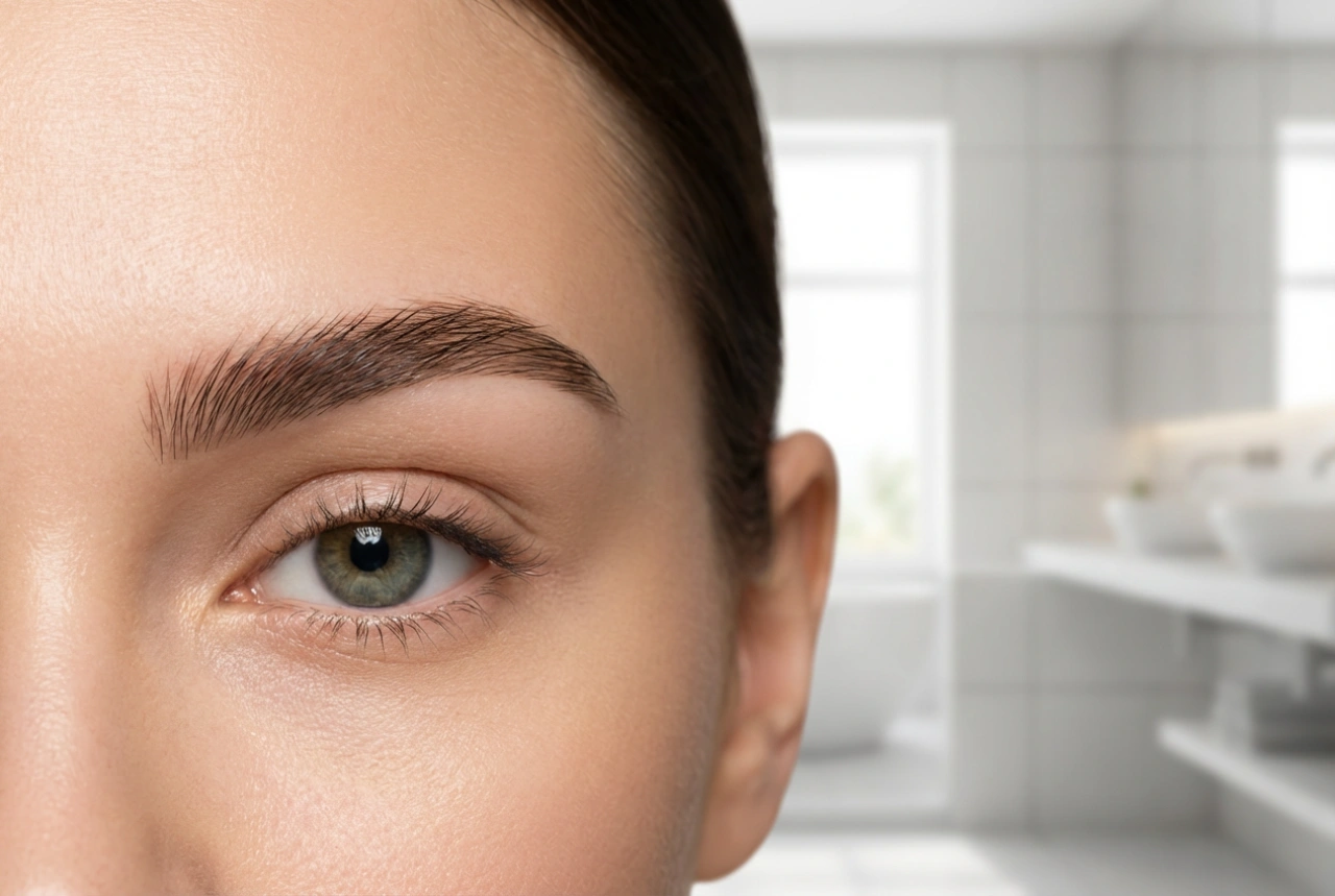 Gel de cejas con color: cómo espesar ópticamente y fijar el vello