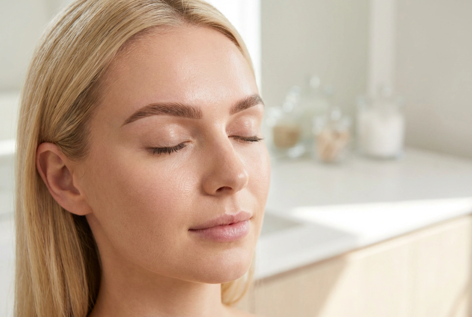 Cejas bonitas para rubias: forma, tono y relleno sutil