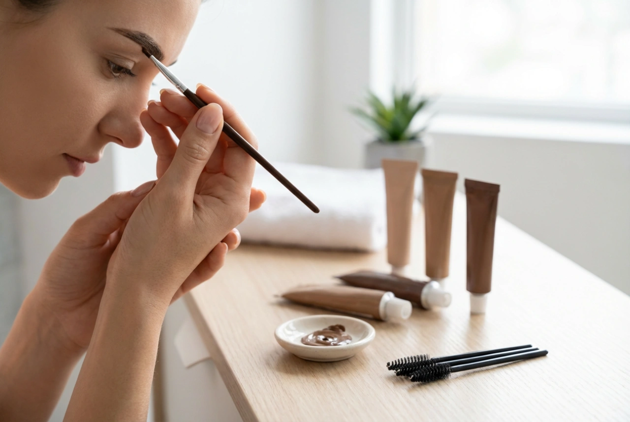 Tinte de cejas en casa: cómo elegir el tono y lograr un resultado uniforme
