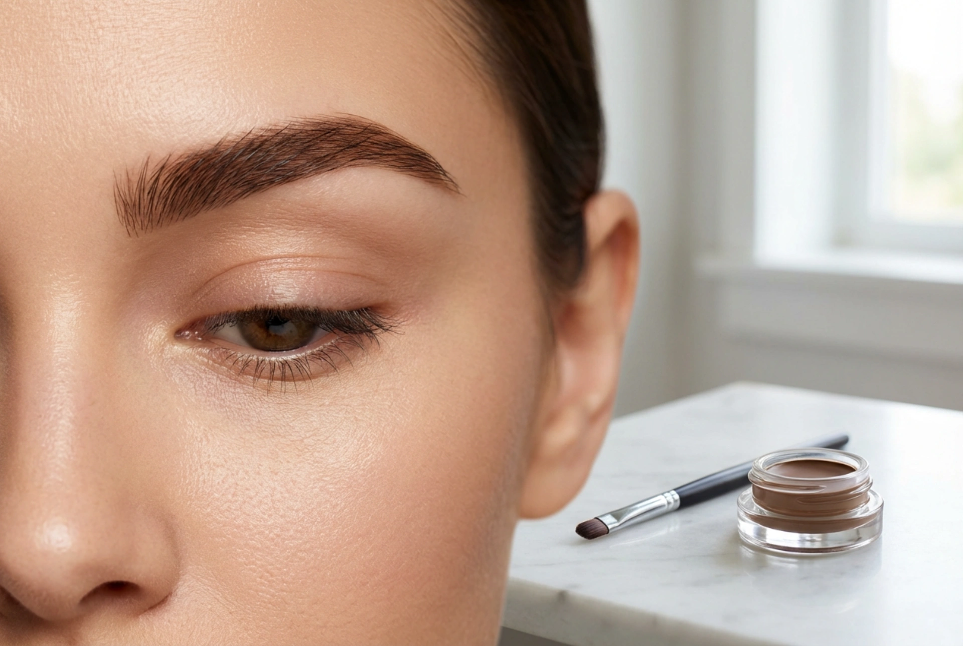 Diseño de cejas con tinte: efecto duradero y arco natural paso a paso