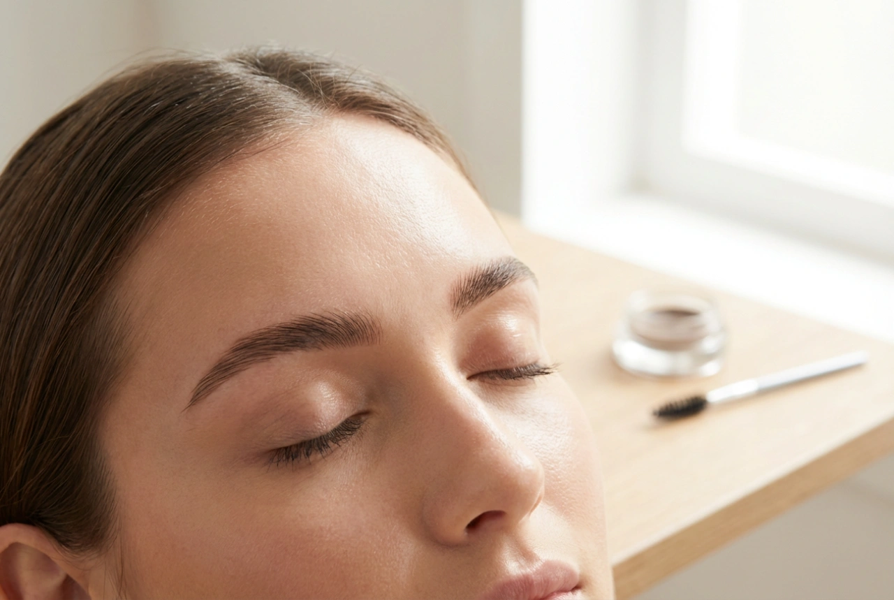 Efecto natural con tinte de cejas en unos simples pasos