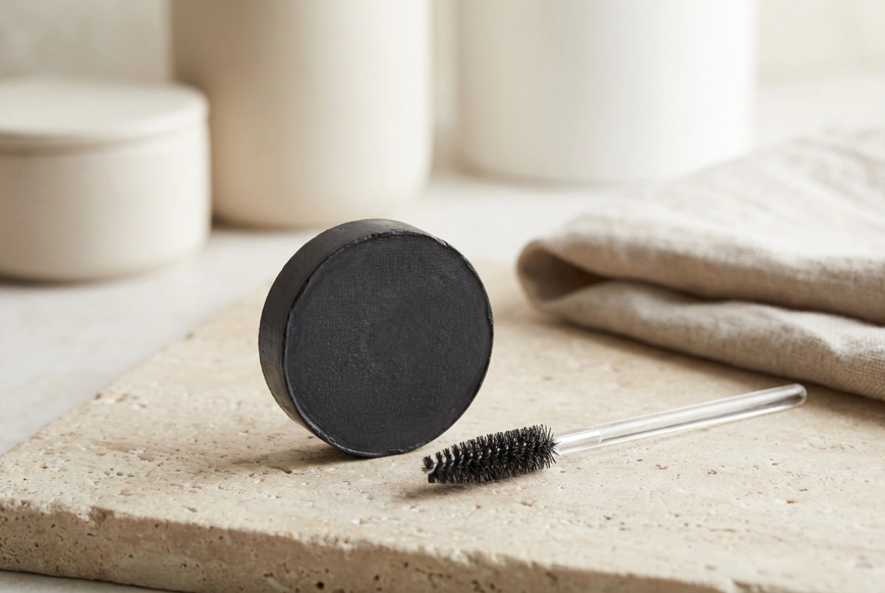 Jabón negro para cejas en la práctica: aplicación, selección y fijación