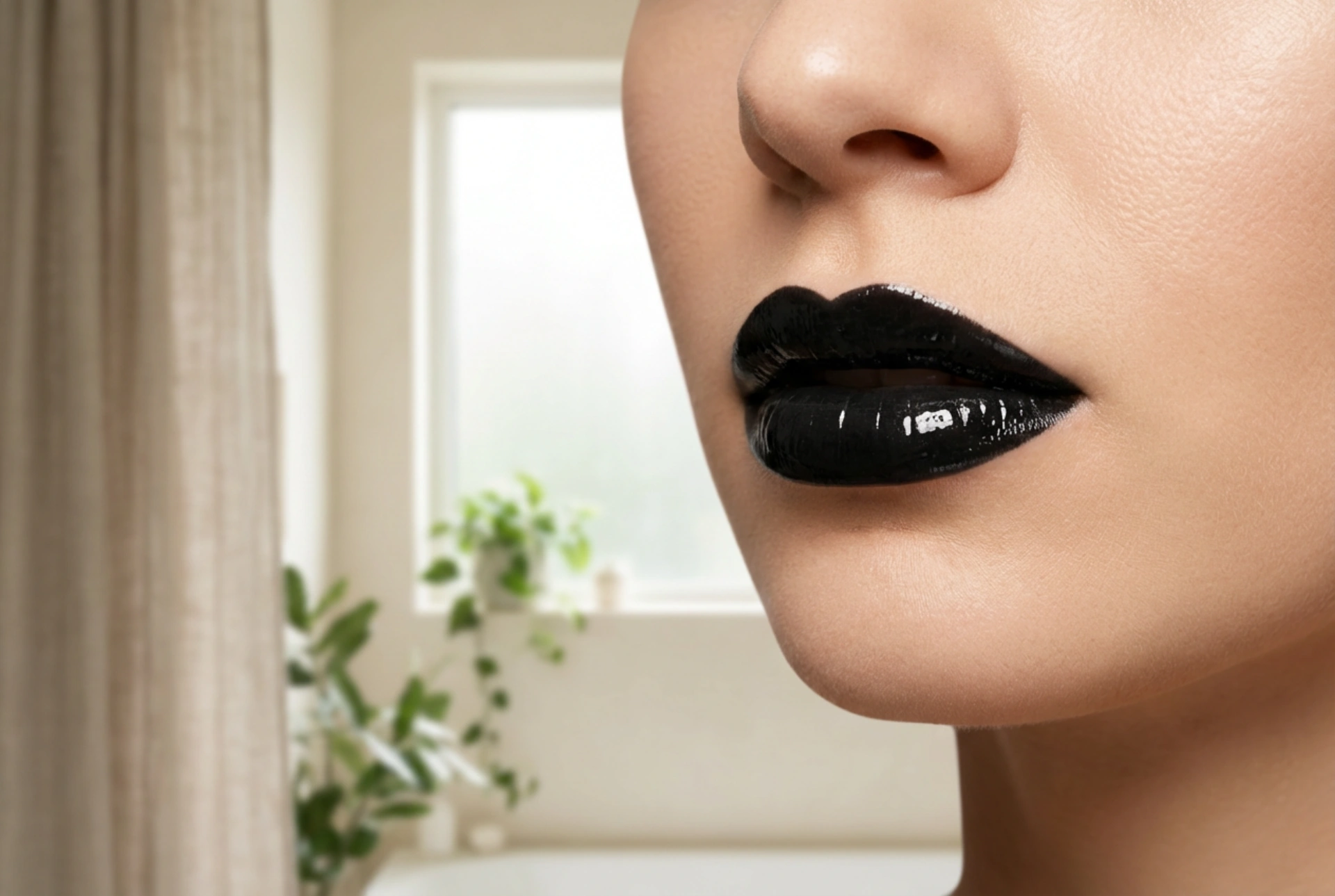 Brillo de labios negro: de gótico a glamuroso, sin manchas ni borrones