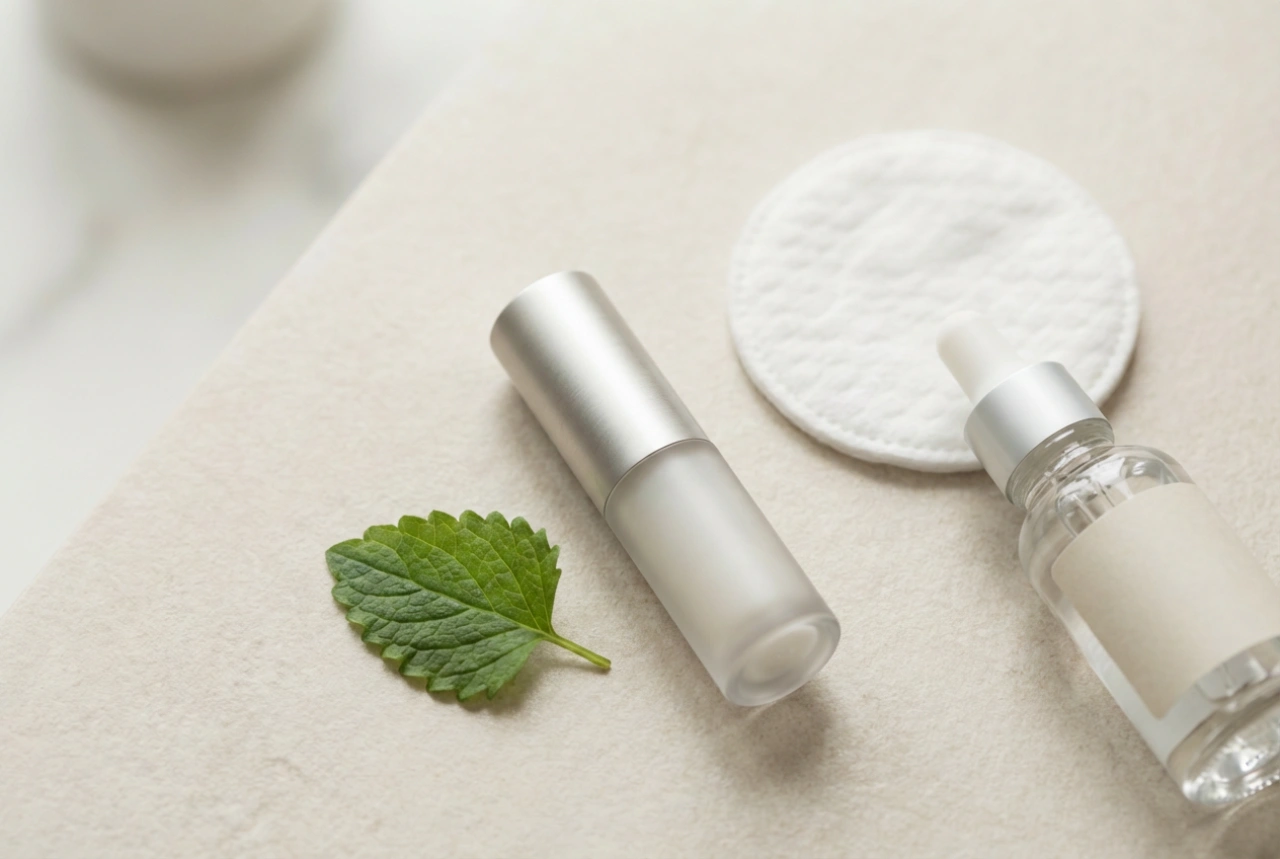 Bálsamo labial con melisa: maquillaje de labios delicado, aplicación en capas y desmaquillado
