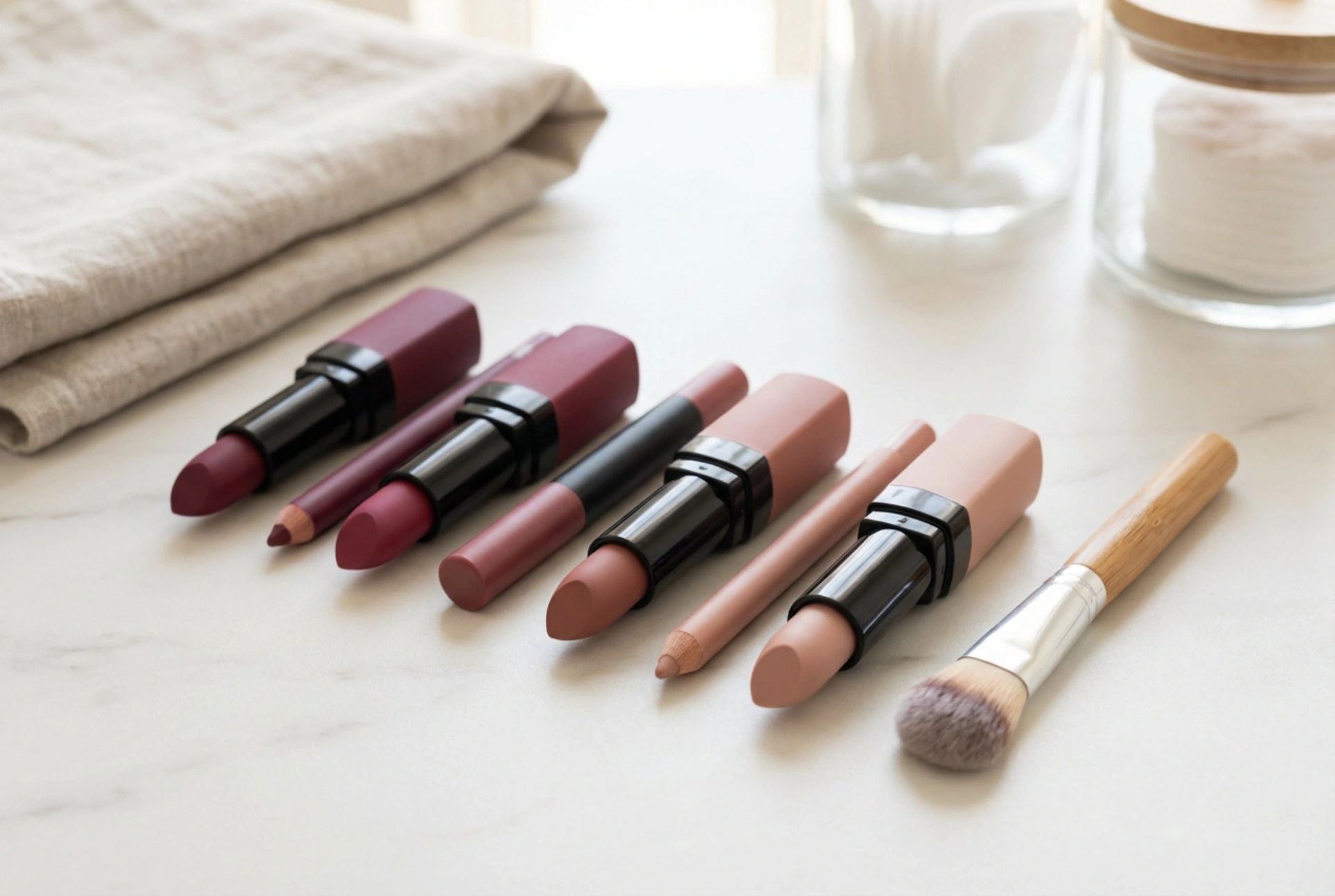 Labios ombré paso a paso: selección de tonos, difuminado y fijación