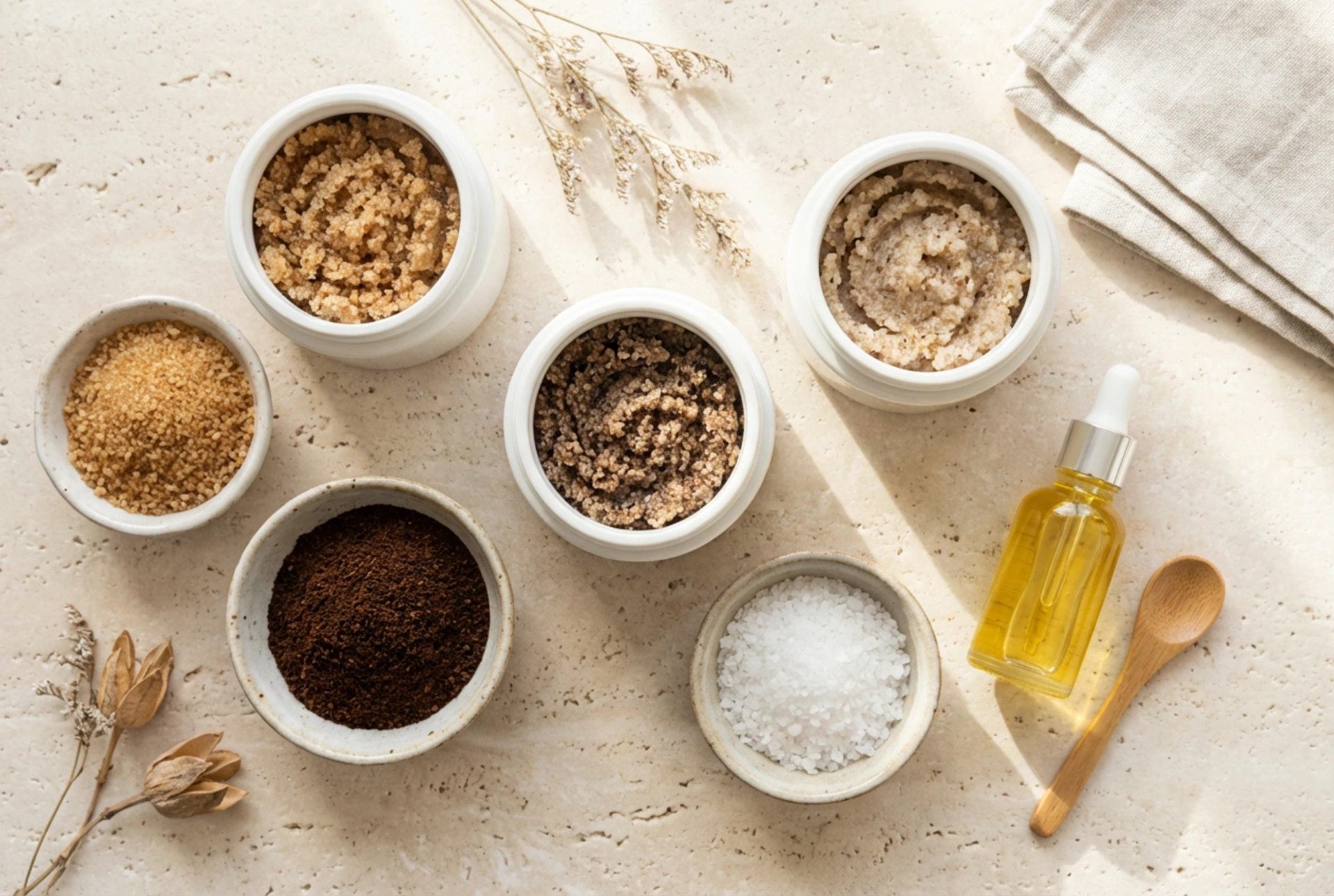 El exfoliante corporal en tu rutina: cómo elegir el granulado y los aceites