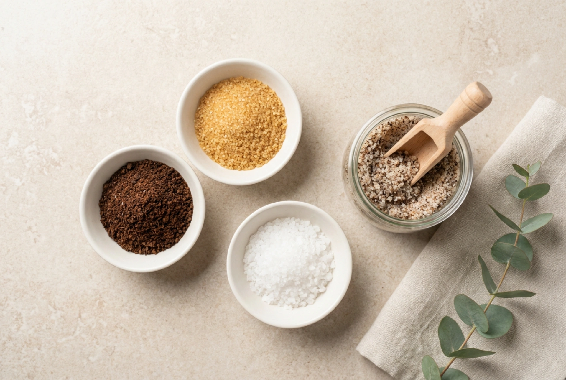 Exfoliante corporal casero: recetas con ingredientes de cocina