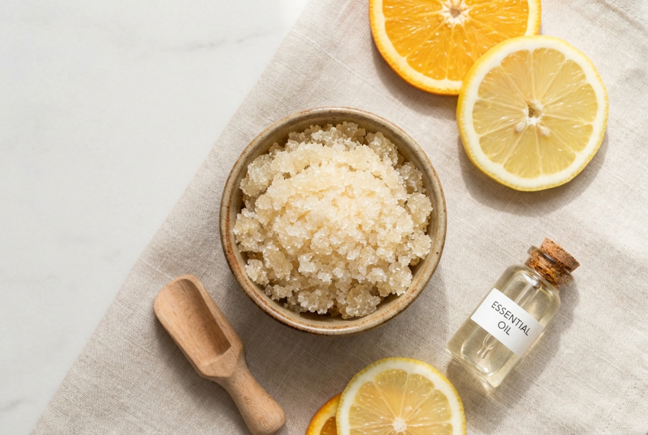 Exfoliante de azúcar: receta para una piel suave, ingredientes y preparación