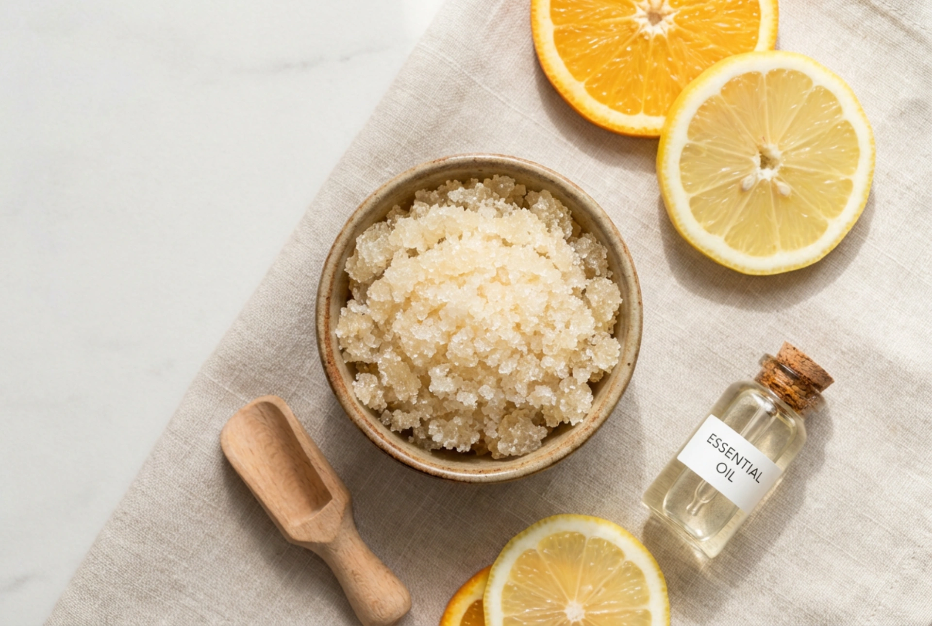 Exfoliante de azúcar: receta para una piel suave, ingredientes y preparación
