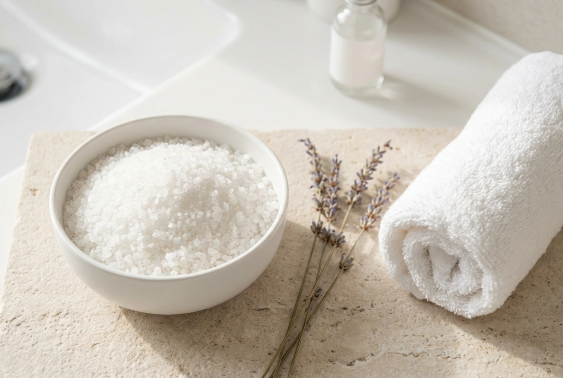 Sal de Epsom para el baño en el spa en casa: cómo usarla y con qué combinarla