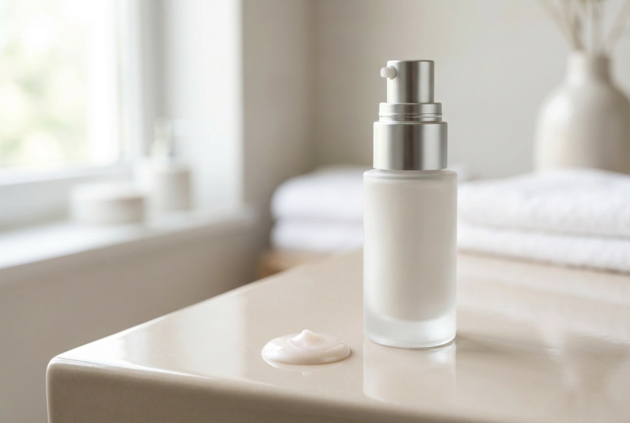 Prebase iluminadora para maquillaje: brillo sutil y textura uniforme
