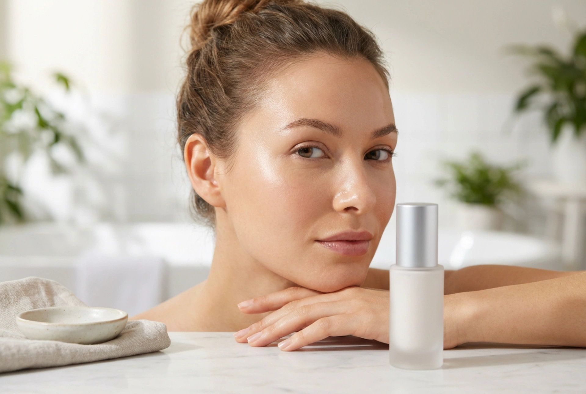 Prebase iluminadora de maquillaje: brillo fresco y suavidad óptica