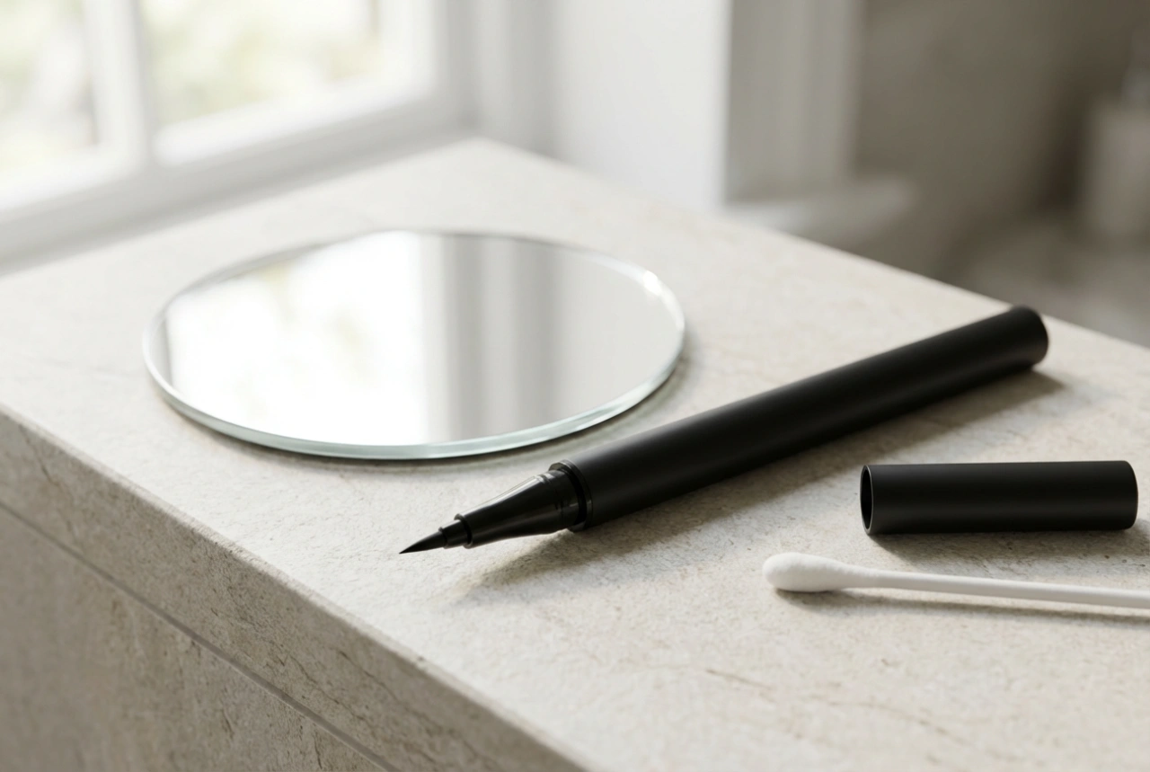 Delineador de ojos en rotulador para principiantes: líneas sencillas y trucos para la simetría