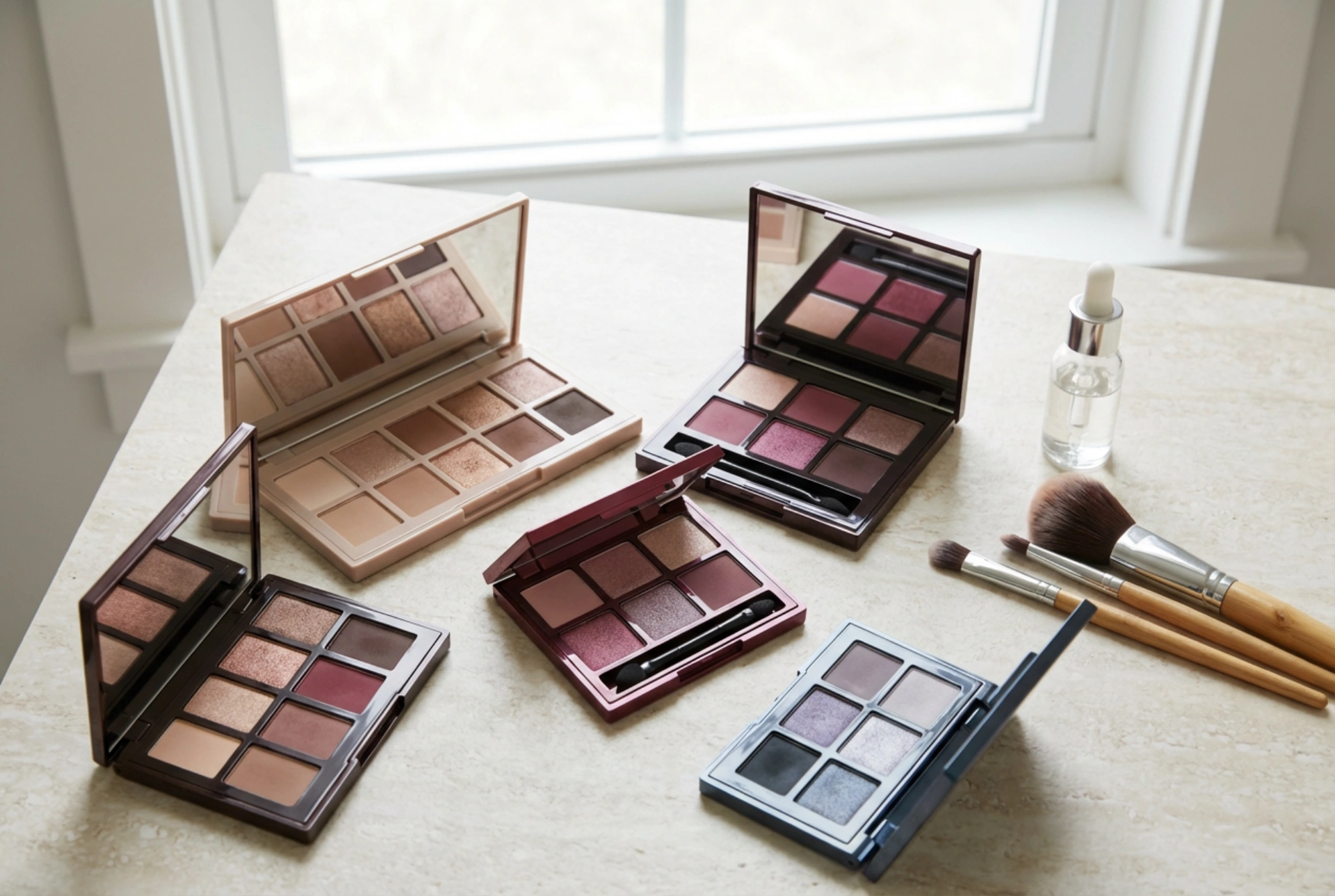 Paletas de sombras: cómo elegir colores, texturas y acabados sin errores
