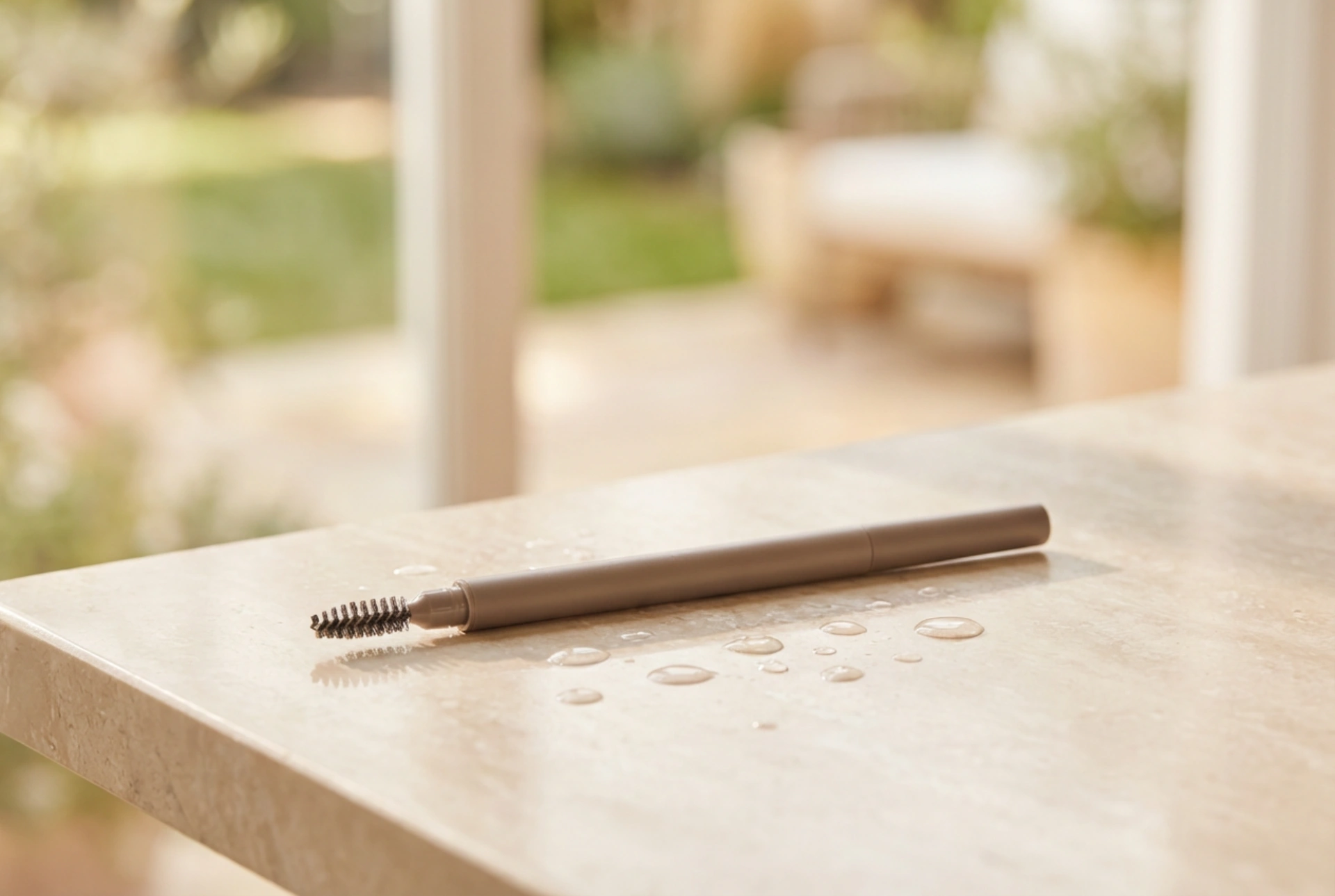 Lápiz de cejas resistente al agua: maquillaje duradero incluso en el calor