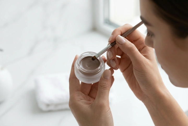 Henna en gel para cejas: aplicación uniforme y control del color