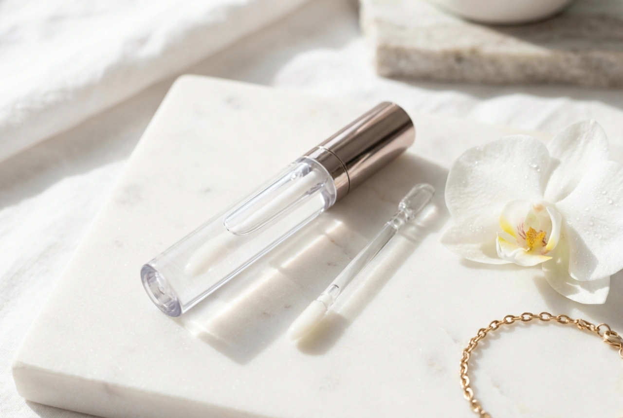 Brillo de labios voluminizador: trucos ópticos y aplicación segura