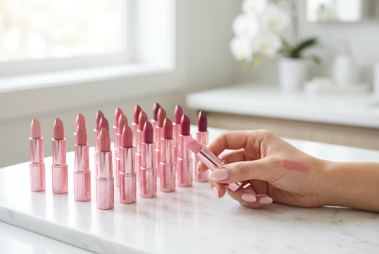 Pintalabios rosa para el día y la noche: cómo elegir el tono y aplicarlo