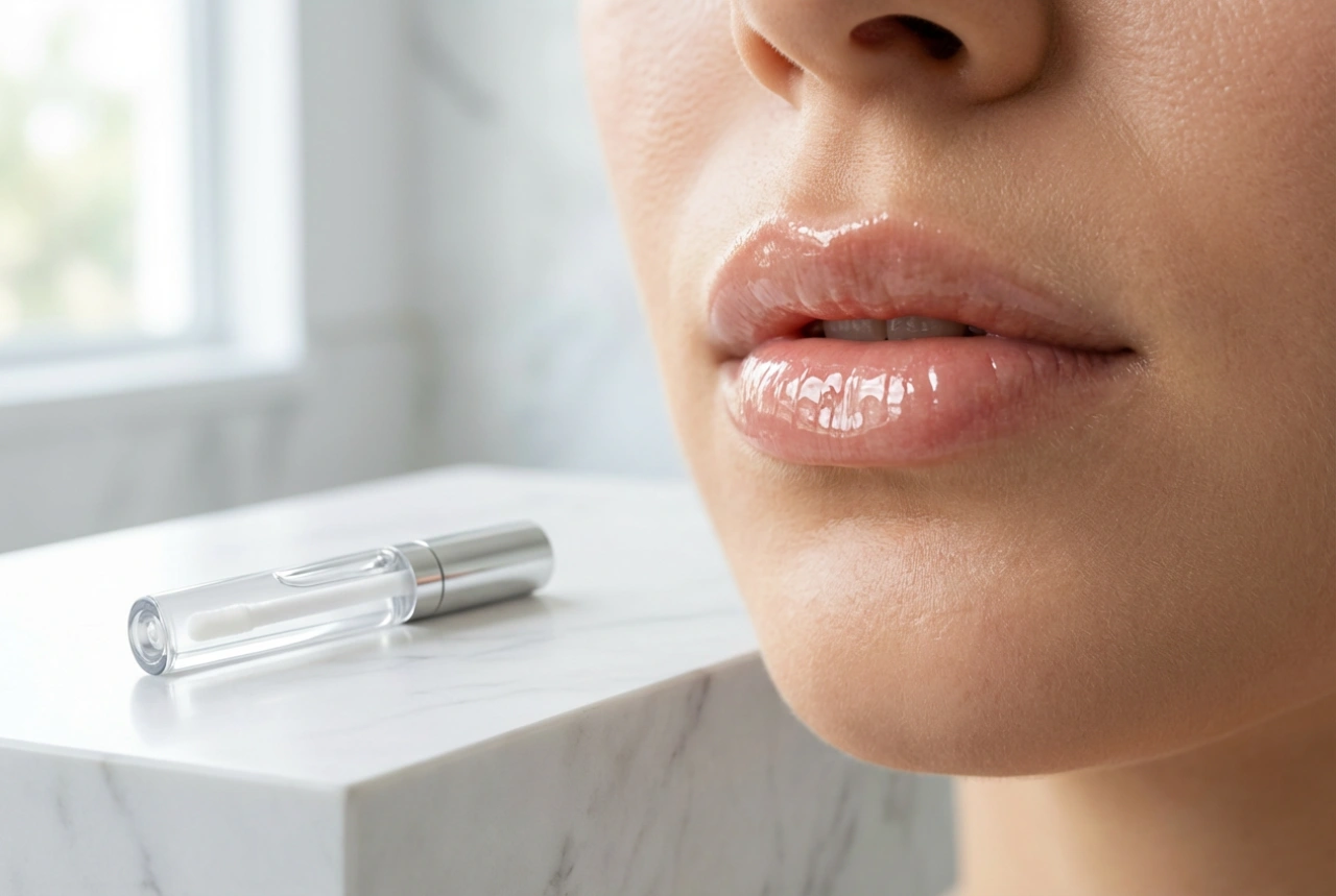 Brillo de labios transparente para cada ocasión: cómo usarlo solo y sobre el labial